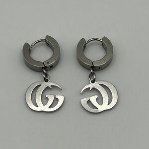 Stainless Steel 316L Silver Dangle Earrings